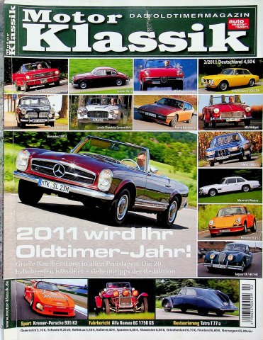 Deckblatt Motor Klassik (02/2011)